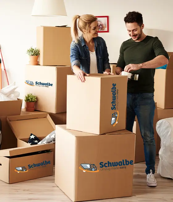 moving company with moving assistantsat the start and finish